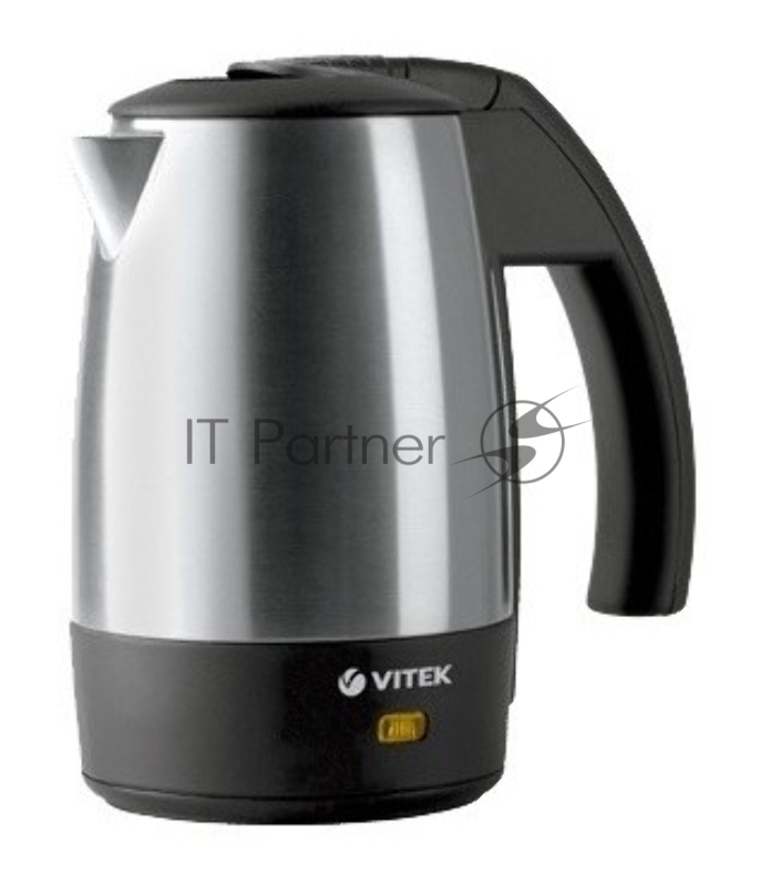 Чайник электрический Vitek VT-1154 SR 0.5л. 1000Вт серебристый/черный (корпус: металл)