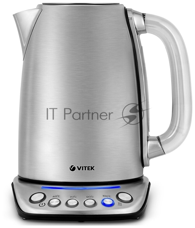 Чайник электрический Vitek VT-7089 1.7л. 2200Вт серебристый корпус: нерж.сталь
