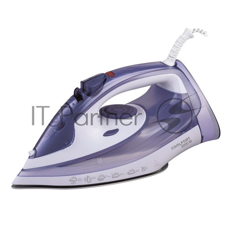 Утюг Coolfort CF-3409 3000Вт сиреневый/белый