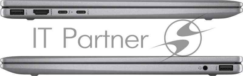 Ноутбук HP Envy x360 14-fc0016ci Core Ultra 5 125U 16Gb SSD1Tb Intel Graphics 14 IPS Touch WUXGA (1920x1200) Windows 11 Home silver WiFi BT Cam (A16K6EA)