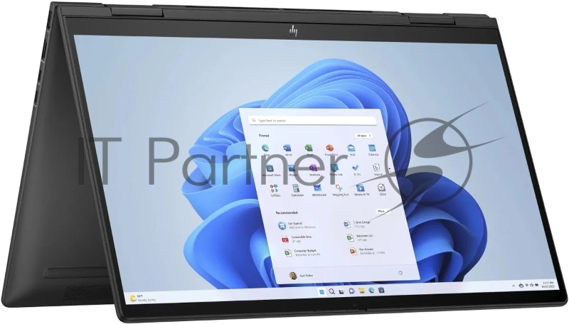 Ноутбук HP Envy x360 15-fh0012ci Ryzen 7 7730U 16Gb SSD1Tb AMD Radeon 15.6 OLED Touch FHD (1920x1080) Windows 11 Home black WiFi BT Cam (A1UW9EA)