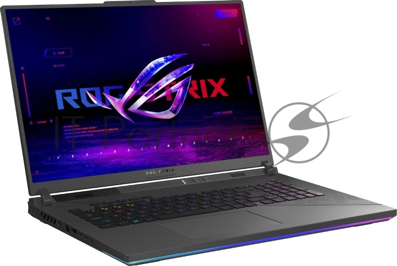 Ноутбук Asus ROG Strix G18 G814JVR-N6045 18 IPS WQXGA Intel Core i9 14900HX/16Gb/SSD 1Tb/NVIDIA GeForce RTX4060 8Gb/WiFi/BT/Cam/no OS/серый/3 кг (90NR0IF6-M00210)