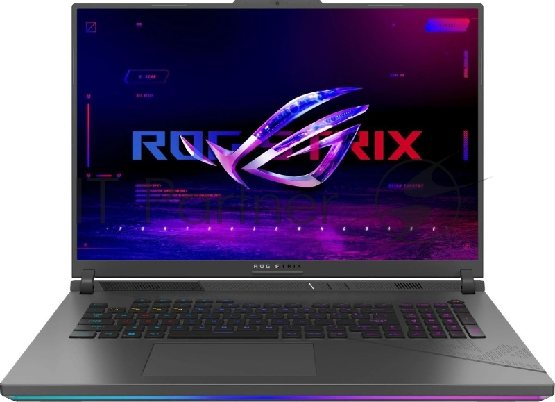 Ноутбук Asus ROG Strix G18 G814JVR-N6045 18 IPS WQXGA Intel Core i9 14900HX/16Gb/SSD 1Tb/NVIDIA GeForce RTX4060 8Gb/WiFi/BT/Cam/no OS/серый/3 кг (90NR0IF6-M00210)
