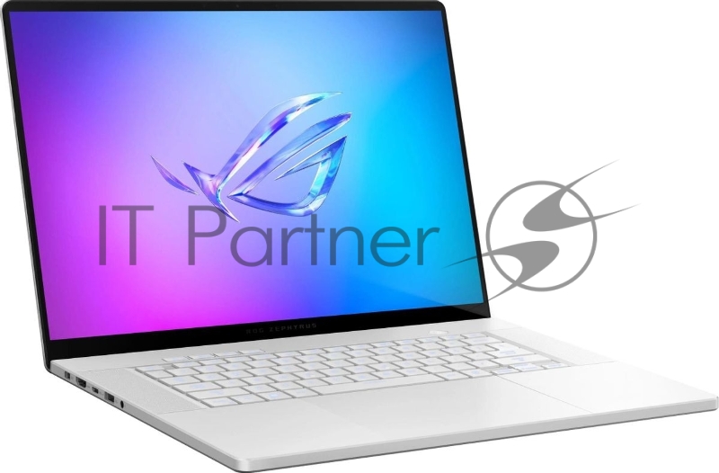 Ноутбук Asus ROG Zephyrus G16 GA605WI-QR111 16 OLED 2.5K AMD Ryzen AI 9 HX 370/32Gb/SSD 1Tb/NVIDIA GeForce RTX4070 8Gb/WiFi/BT/Cam/no OS/белый/1.85 кг (90NR0J92-M00760)