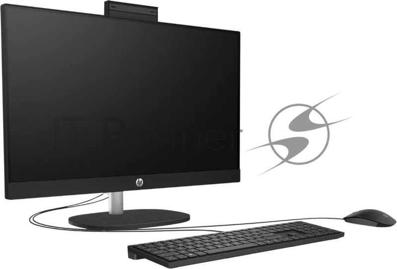 Моноблок HP 24-CR0041CI 23.8 Full HD i5 1335U (1.3) 16Gb SSD512Gb Iris Xe noOS GbitEth WiFi BT 90W клавиатура мышь Cam черный 1920x1080