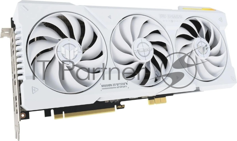 Видеокарта Asus PCI-E 4.0 TUF-RTX4070TIS-16G-BTF-WHITE NVIDIA GeForce RTX 4070TI Super 16Gb 256bit GDDR6X 2610/21000 HDMIx2 DPx3 HDCP Ret