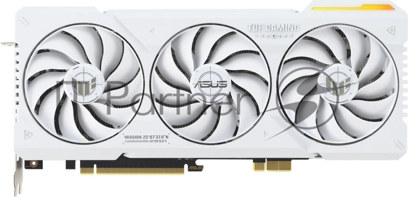 Видеокарта Asus PCI-E 4.0 TUF-RTX4070TIS-16G-BTF-WHITE NVIDIA GeForce RTX 4070TI Super 16Gb 256bit GDDR6X 2610/21000 HDMIx2 DPx3 HDCP Ret