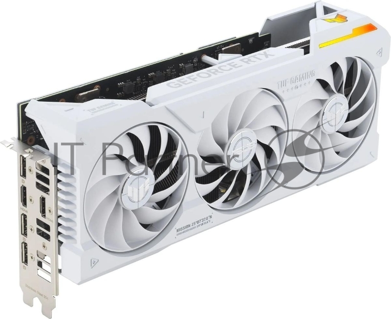 Видеокарта Asus PCI-E 4.0 TUF-RTX4070TIS-16G-BTF-WHITE NVIDIA GeForce RTX 4070TI Super 16Gb 256bit GDDR6X 2610/21000 HDMIx2 DPx3 HDCP Ret