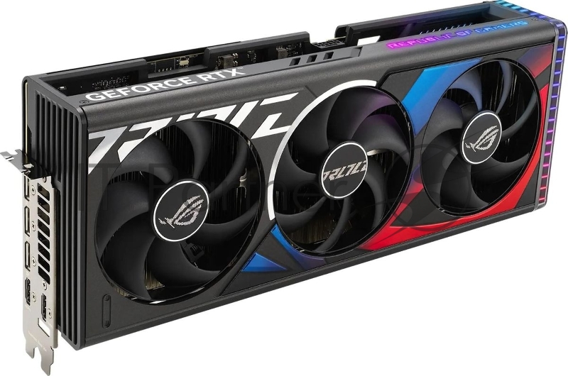 Видеокарта Asus PCI-E 4.0 ROG-STRIX-RTX4080S-16G-GAMING NVIDIA GeForce RTX 4080 Super 16Gb 256bit GDDR6X 2550/23000 HDMIx2 DPx3 HDCP Ret