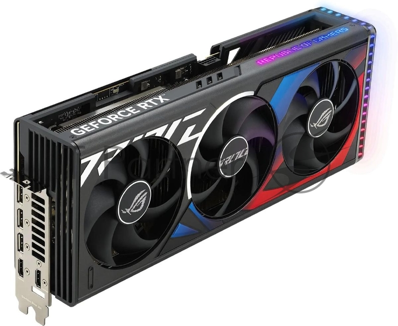 Видеокарта Asus PCI-E 4.0 ROG-STRIX-RTX4080S-16G-GAMING NVIDIA GeForce RTX 4080 Super 16Gb 256bit GDDR6X 2550/23000 HDMIx2 DPx3 HDCP Ret