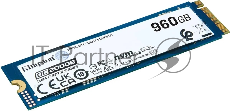 Накопитель SSD Kingston PCIe 4.0 x4 960GB SEDC2000BM8/960G DC2000B M.2 2280 0.4 DWPD