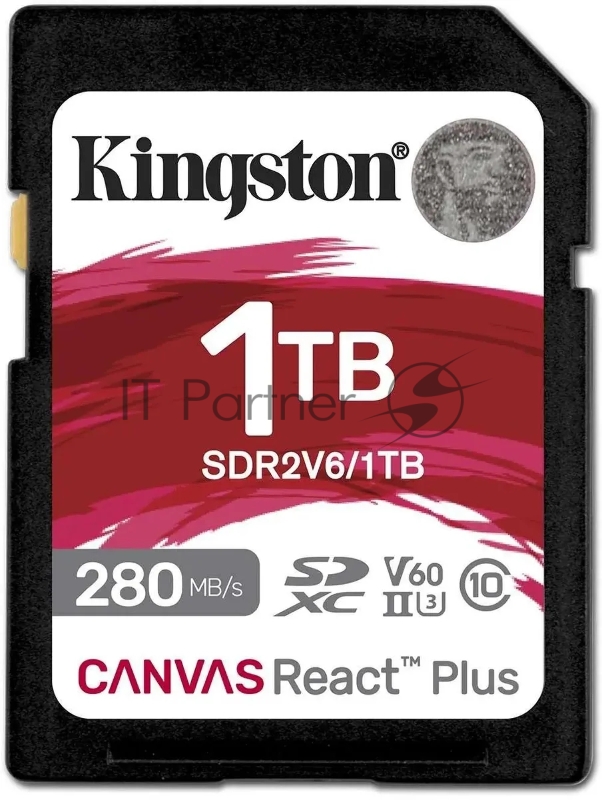 Флеш карта SDXC 1TB Kingston SDR2V6/1TB Canvas React Plus w/o adapter