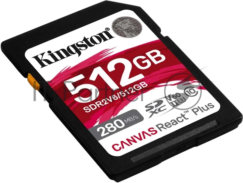 Флеш карта SDXC 512GB Kingston SDR2V6/512GB Canvas React Plus w/o adapter