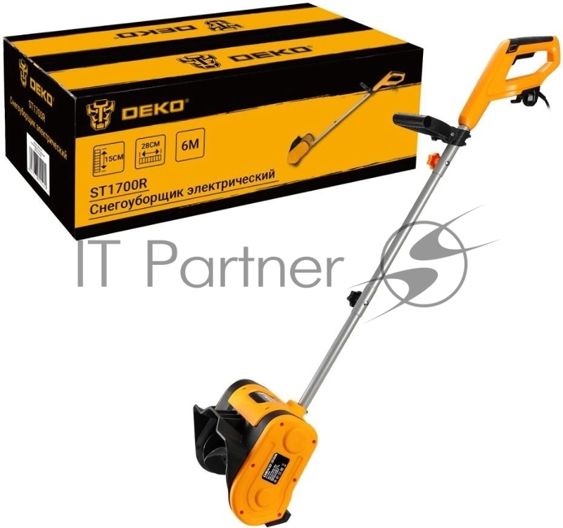 Снегоуборщик электр. Deko ST1700R 1.7кВт