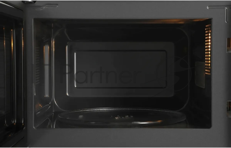 Микроволновая печь Hyundai HYM-D3043 серебристый, 20 л, 700 Вт, переключатели - кнопки