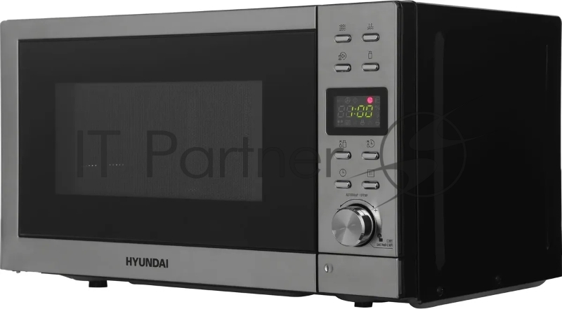 Микроволновая печь Hyundai HYM-D3043 серебристый, 20 л, 700 Вт, переключатели - кнопки