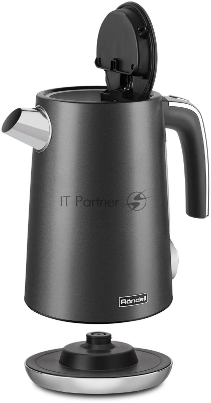 Чайник электрический Rondell 1002-RE-01, 1.7л, 2200Вт, черный