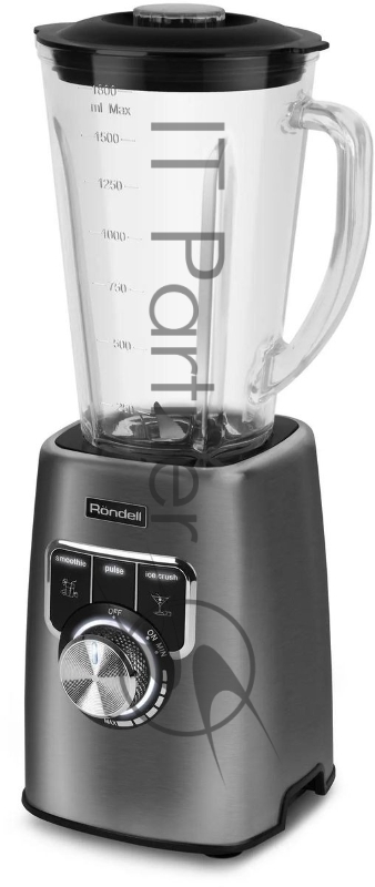 Блендер стационарный Rondell 1250-RE-01, 1500Вт, серебристый