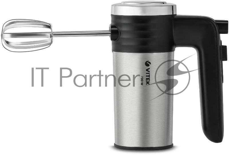 Миксер ручной Vitek VT-1404 300Вт черный/серебристый