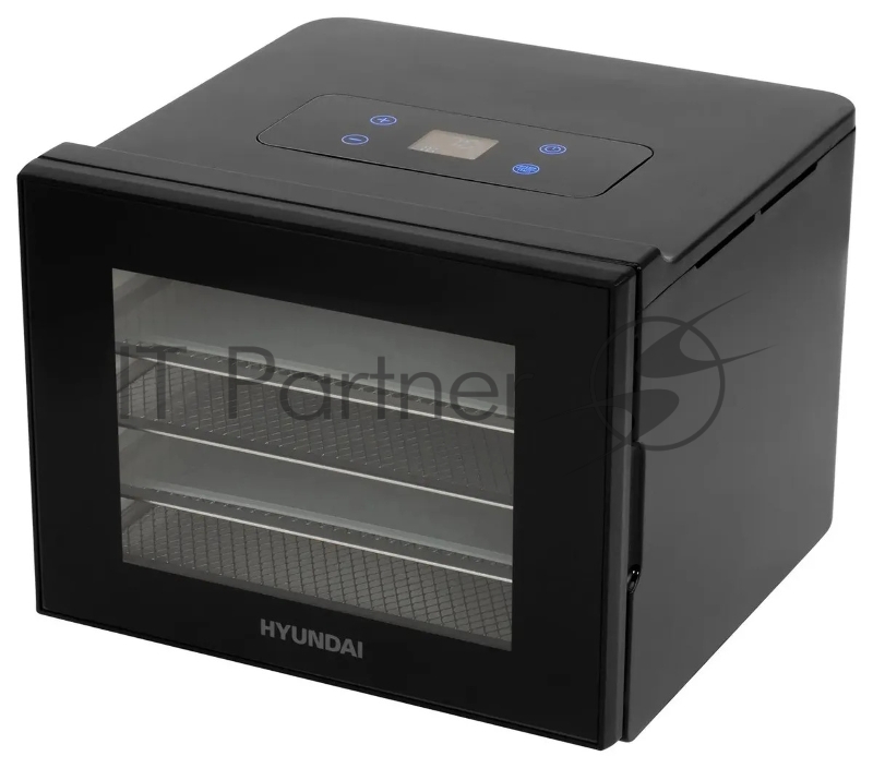 Сушка для фруктов и овощей Hyundai HYFD-1204 8под. 400Вт черный