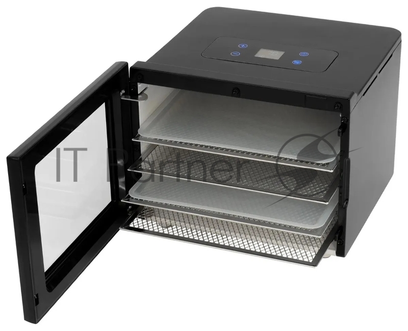 Сушка для фруктов и овощей Hyundai HYFD-1204 8под. 400Вт черный