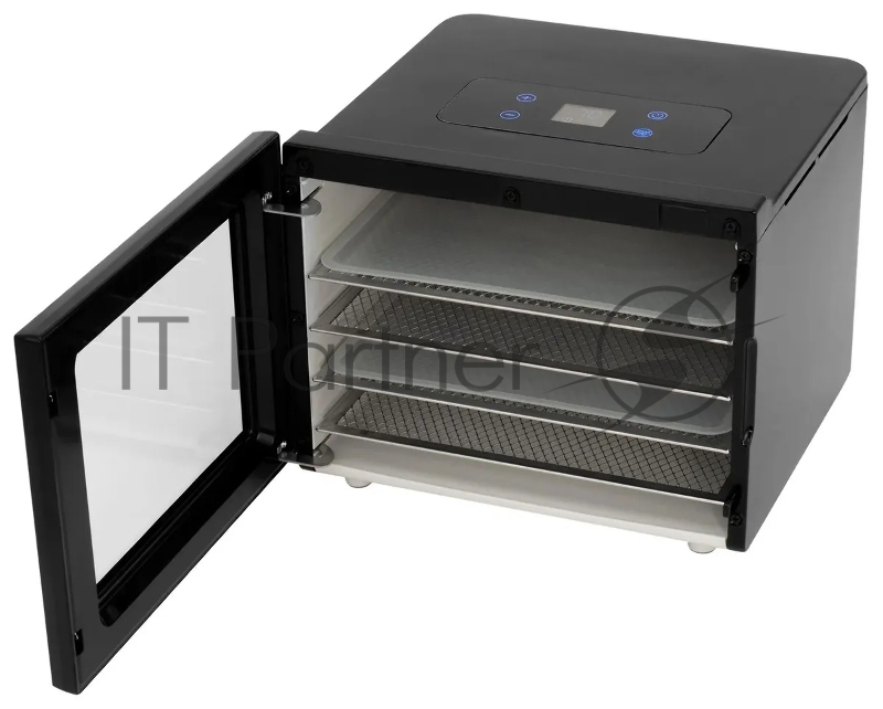 Сушка для фруктов и овощей Hyundai HYFD-1204 8под. 400Вт черный