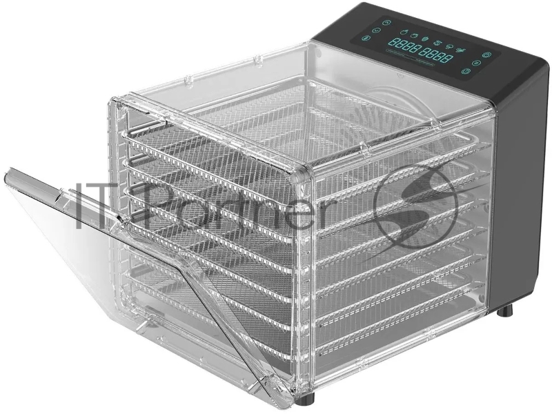 Сушка для фруктов и овощей Hyundai HYFD-8800 12под. 600Вт черный