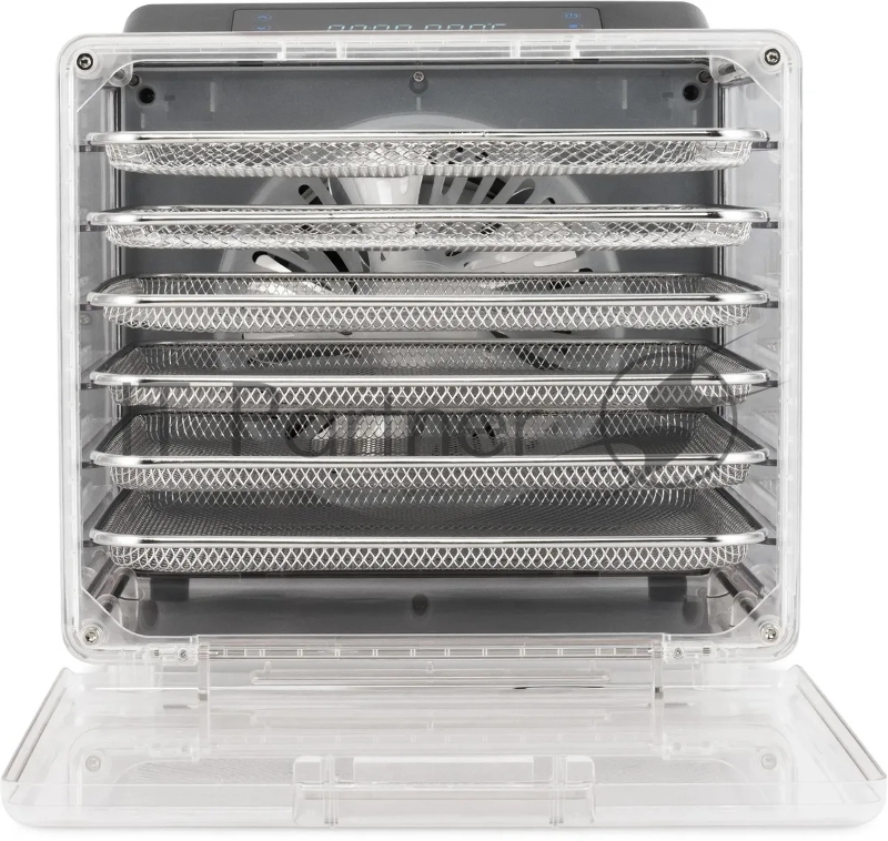 Сушка для фруктов и овощей Hyundai HYFD-8800 12под. 600Вт черный