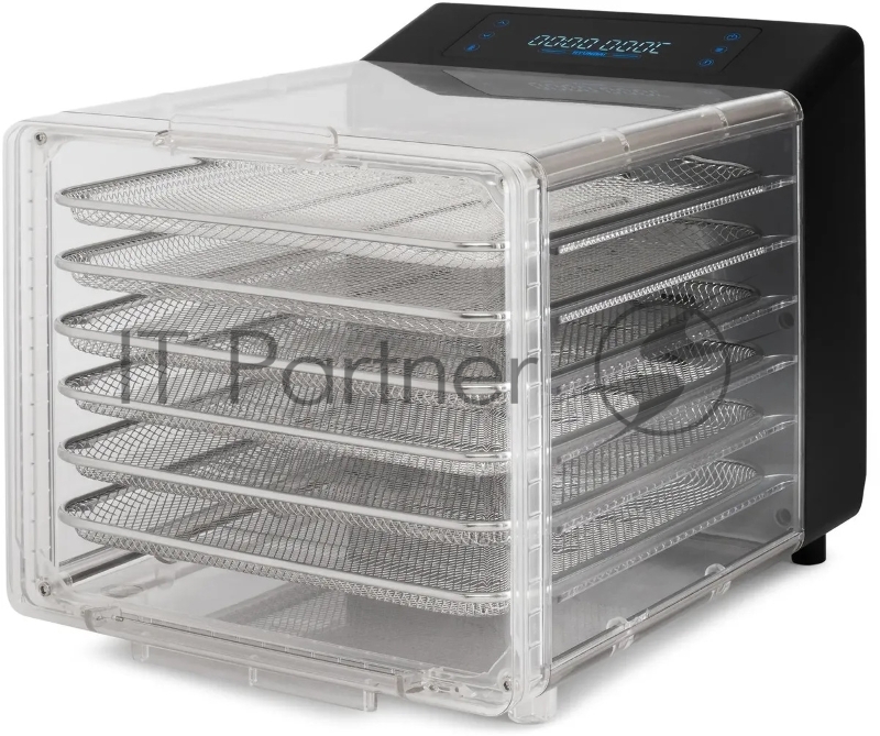 Сушка для фруктов и овощей Hyundai HYFD-8800 12под. 600Вт черный