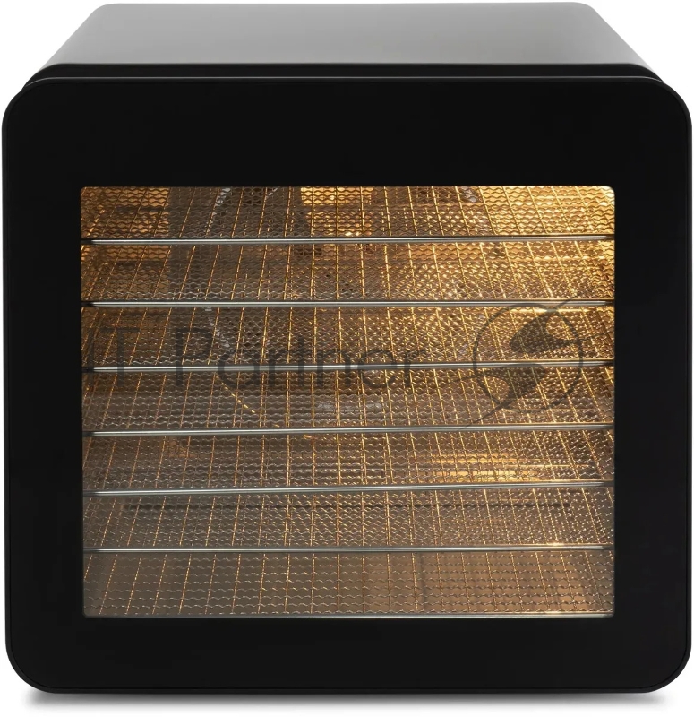 Сушка для фруктов и овощей Hyundai HYFD-8801 14под. 600Вт серебристый