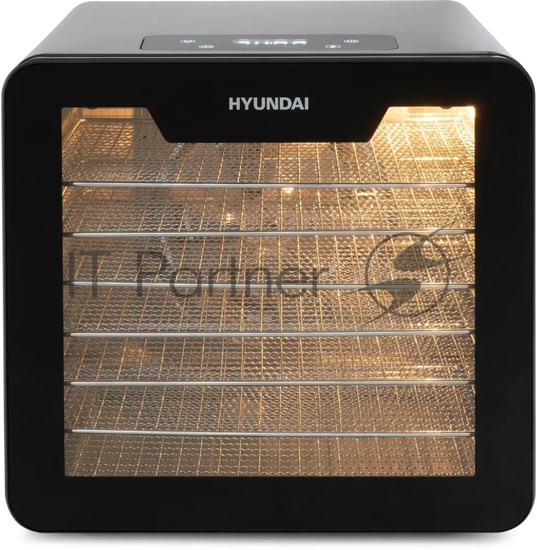 Сушка для фруктов и овощей Hyundai HYFD-8802 14под. 600Вт серебристый