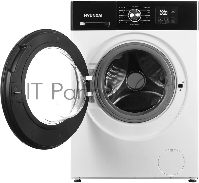 Стиральная машина Hyundai WME8202 белый, загрузка фронтальная 8 кг, 1200 об/мин., класс: E