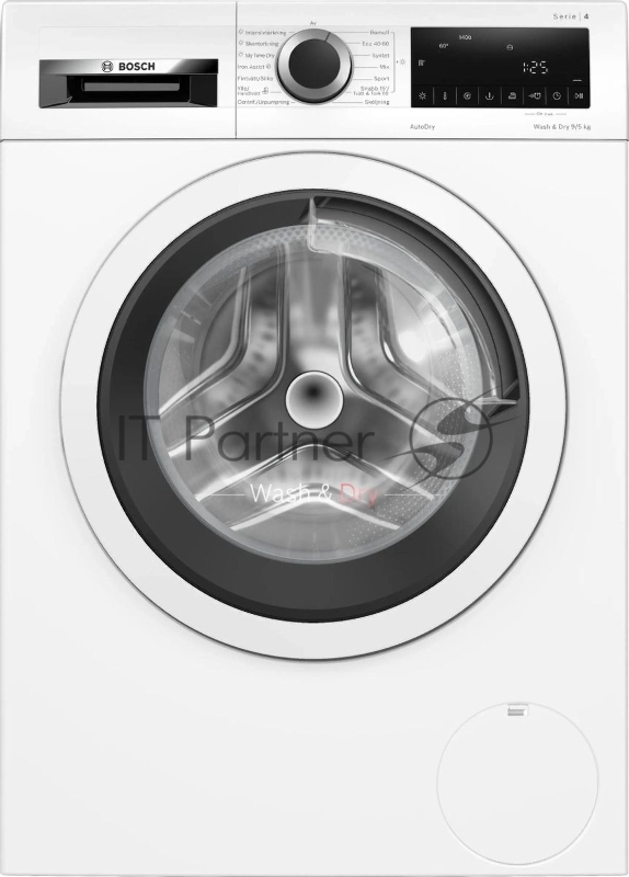 Стиральная машина Bosch WNA144VBSN белый, загрузка фронтальная 9кг, 1600 об/мин., класс: E