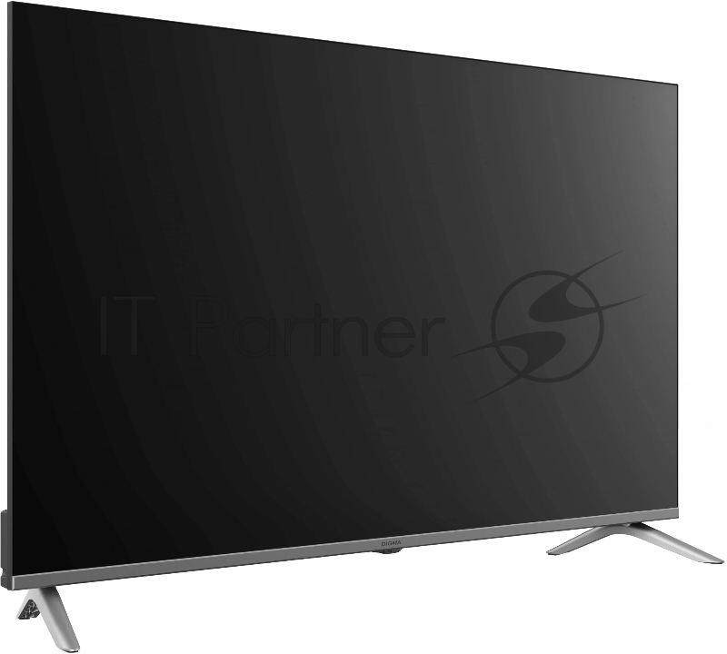 Телевизор LED Digma 50 DM-LED50UBB41 Android TV Frameless Metal темно-серебристый/серебристый 4K Ultra HD 60Hz DVB-T DVB-T2 DVB-C DVB-S DVB-S2 USB WiFi Smart TV