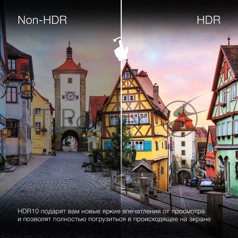 Телевизор LED Hyundai 40 H-LED40BS5100 черный/серый LED FULL HD 60Hz webOS 1.5GB/8GB