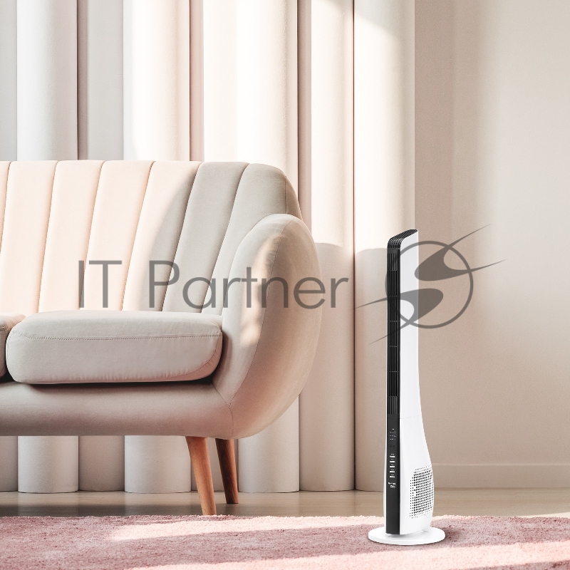 Вентилятор напольный Vitek VT-1930 40Вт скоростей:3 ПДУ белый/черный