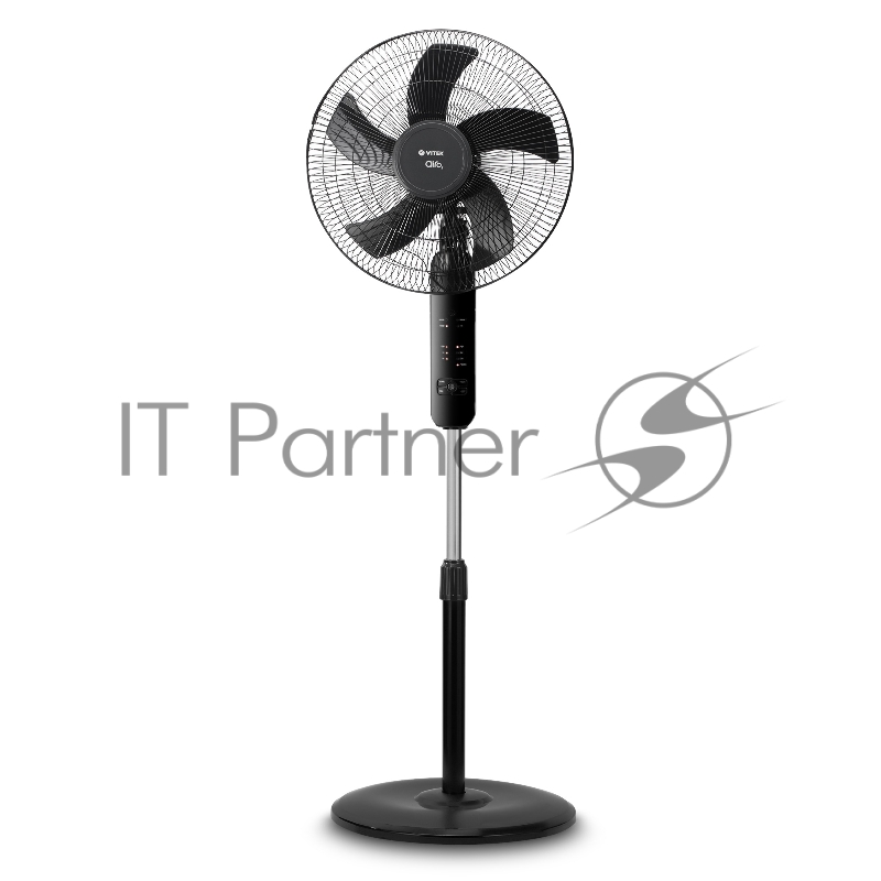 Вентилятор напольный Vitek VT-1939 60Вт скоростей:3 ПДУ черный