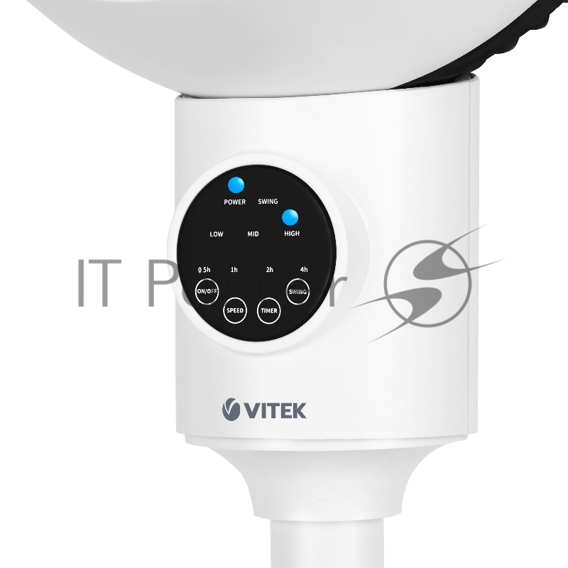 Вентилятор напольный Vitek VT-2074 35Вт скоростей:3 ПДУ белый/черный