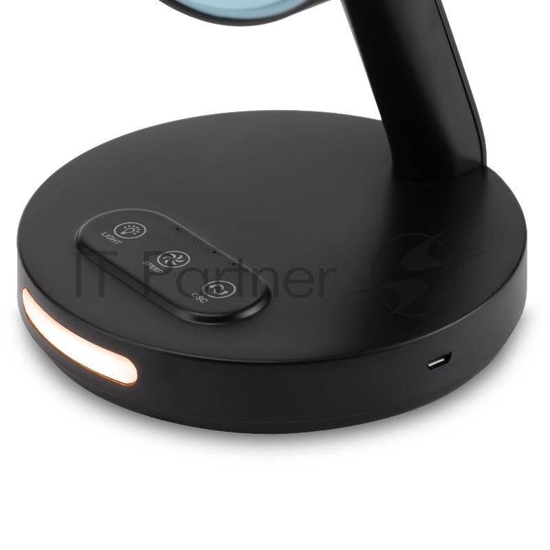 Вентилятор настольный Vitek VT-2072 10Вт скоростей:3 черный/голубой