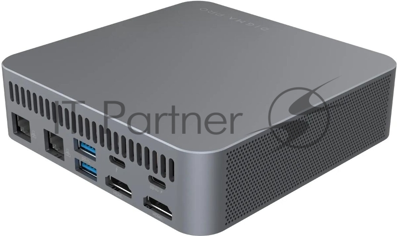 Неттоп Digma Pro Minimax X1 i5 12450H (2) 8Gb SSD256Gb UHDG Windows 11 Professional GbitEth WiFi BT 100W серый (DPP5-8CXW03)