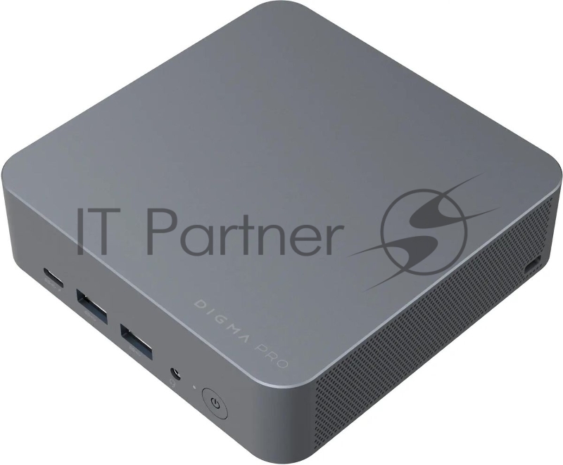 Неттоп Digma Pro Minimax X1 i5 12450H (2) 8Gb SSD256Gb UHDG Windows 11 Professional GbitEth WiFi BT 100W серый (DPP5-8CXW03)