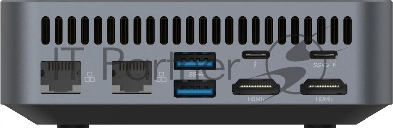 Неттоп Digma Pro Minimax X1 i5 12450H (2) 8Gb SSD256Gb UHDG Windows 11 Professional GbitEth WiFi BT 100W серый (DPP5-8CXW03)