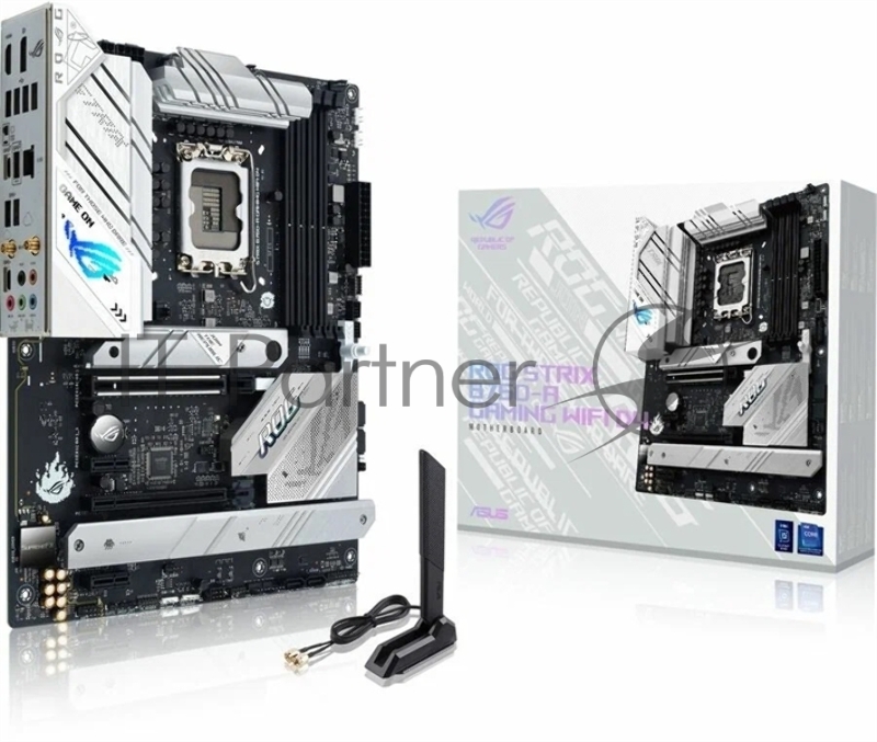 Материнская плата ASUS ROG STRIX B760-A GAMING WIFI Soc-1700 Intel B760 4xDDR5 ATX AC`97 8ch(7.1) 2.5Gg RAID+HDMI+DP