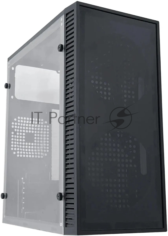 Корпус Оклик OCC-MN304 черный без БП mATX 1x80mm 2x120mm 1xUSB2.0 1xUSB3.0 audio