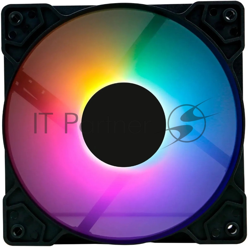 Вентилятор для корпуса Оклик OG-CF120RGB1-BK RGB 120х120x25 черный 3-pin 4-pin (Molex) 23дБ Ret