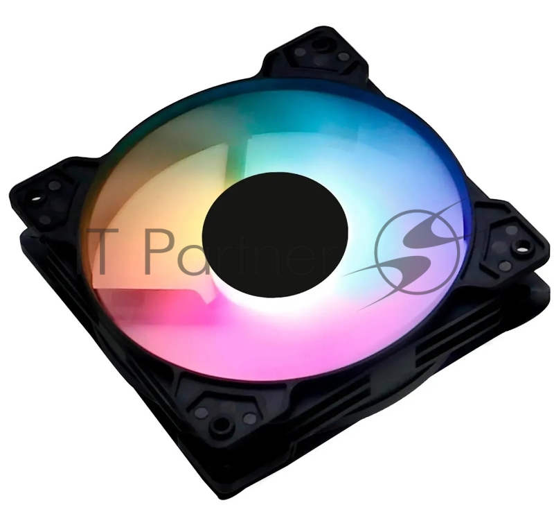 Вентилятор для корпуса Оклик OG-CF120RGB1-BK RGB 120х120x25 черный 3-pin 4-pin (Molex) 23дБ Ret