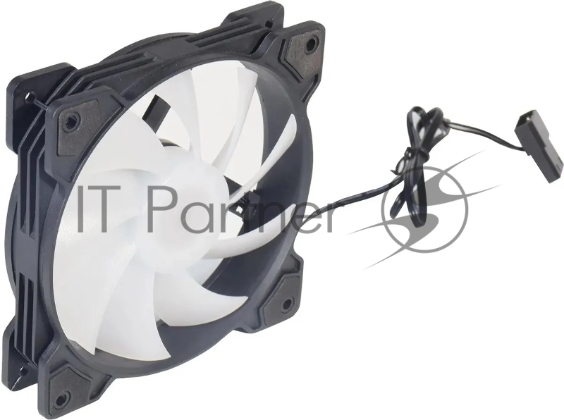 Вентилятор для корпуса Оклик OG-CF120RGB1-BK RGB 120х120x25 черный 3-pin 4-pin (Molex) 23дБ Ret