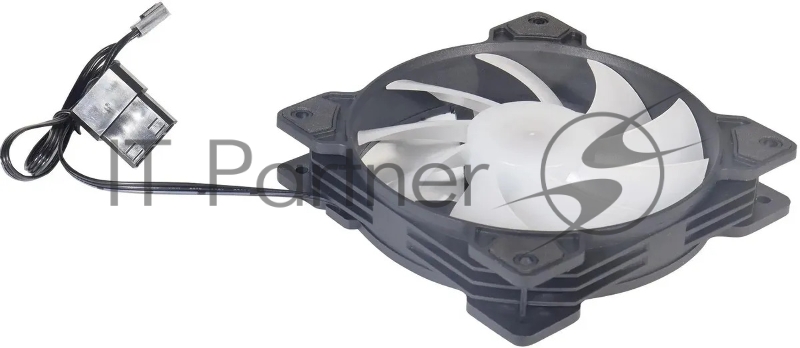 Вентилятор для корпуса Оклик OG-CF120RGB1-BK RGB 120х120x25 черный 3-pin 4-pin (Molex) 23дБ Ret