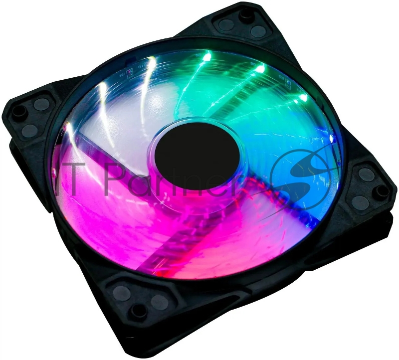 Вентилятор для корпуса Оклик OG-CF120RGB2-BK RGB 120х120x25 черный 3-pin 4-pin (Molex) 23дБ Ret