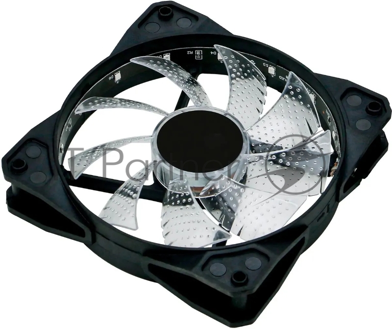 Вентилятор для корпуса Оклик OG-CF120RGB2-BK RGB 120х120x25 черный 3-pin 4-pin (Molex) 23дБ Ret